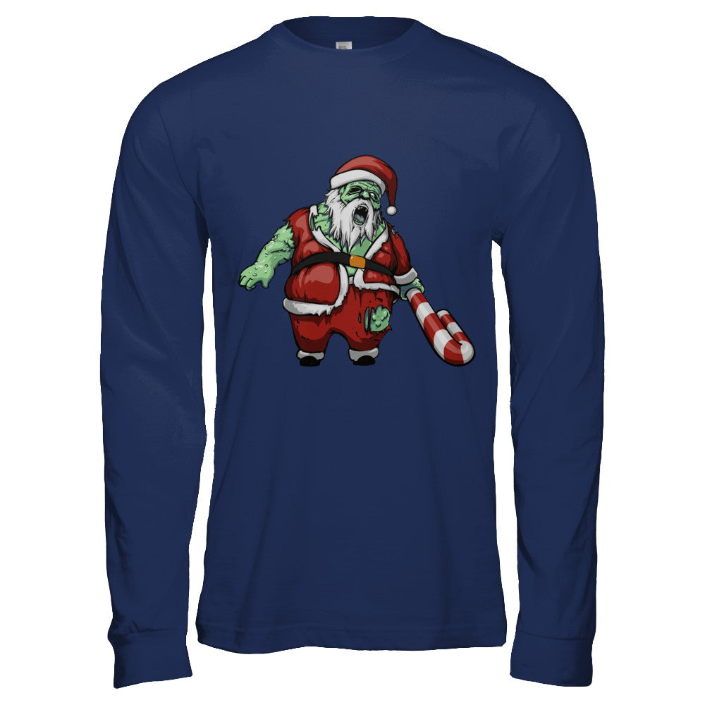 Zombie Santa Scary Christmas Halloween Costume T-Shirt & Hoodie | Teecentury.com