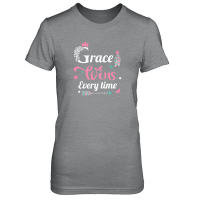 Grace Wins Every Time T-Shirt & Tank Top | Teecentury.com