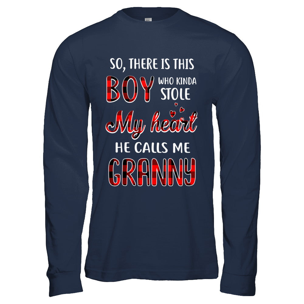 This Boy Who Kinda Stole My Heart He Calls Me Granny T-Shirt & Hoodie | Teecentury.com