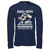 Farmer Dad And Son Farming Partners For Life Fathers Day T-Shirt & Hoodie | Teecentury.com