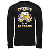 Cheers And Beers To My 50 Years T-Shirt & Hoodie | Teecentury.com