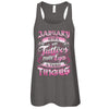 January Girl With Tattoos Pretty Eyes Thick Thighs T-Shirt & Tank Top | Teecentury.com