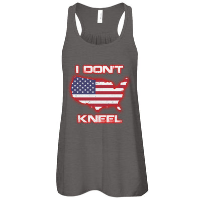 I Don't Kneel Us American Flag T-Shirt & Tank Top | Teecentury.com