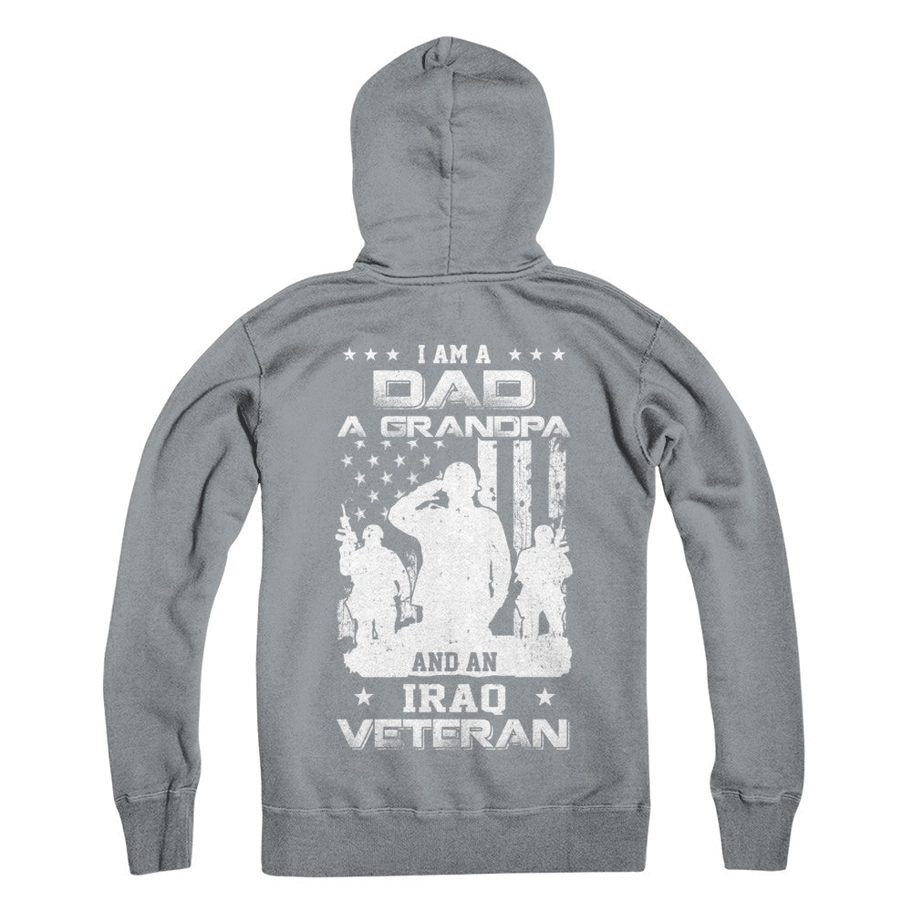 I'm A Dad A Grandpa And An Iraq Veteran T-Shirt & Hoodie | Teecentury.com