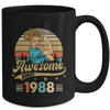 35 Year Old Awesome Since 1988 35th Birthday Women Mug | teecentury