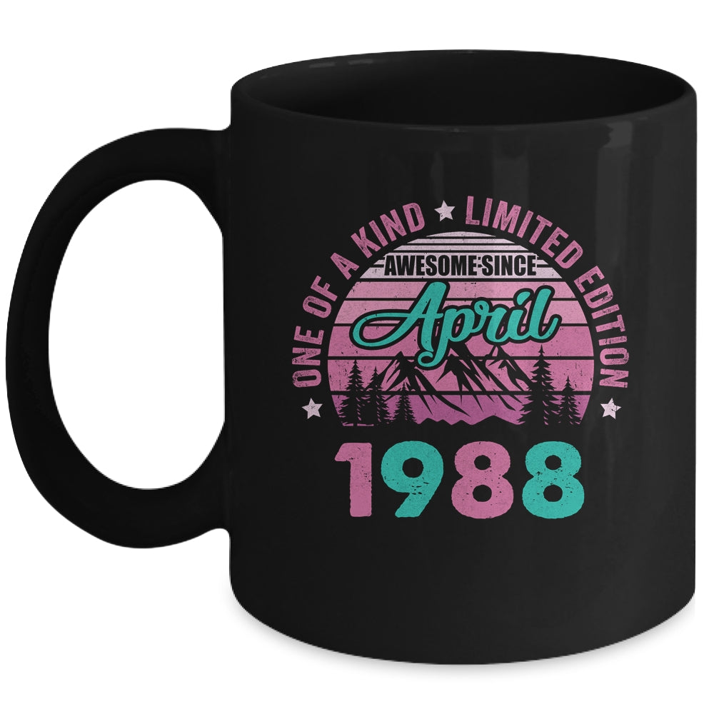 35 Years Old Awesome Since April 1988 35th Birthday Women Mug | teecentury