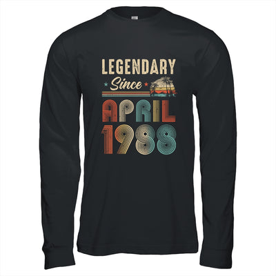 35 Years Old Legendary Since April 1988 35th Birthday Shirt & Hoodie | teecentury