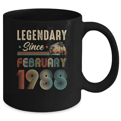 35 Years Old Legendary Since February 1988 35th Birthday Mug | teecentury