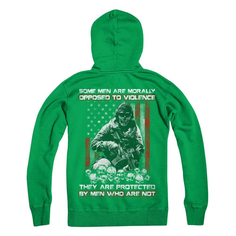 Veteran Men Opposed To Violence They Are Protected By Men Who Are Not T-Shirt & Hoodie | Teecentury.com