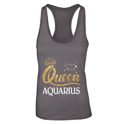 Queen Aquarius Zodiac January February Birthday Gift T-Shirt & Tank Top | Teecentury.com