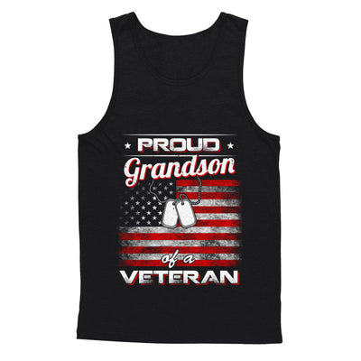 Proud Grandson Of A Veteran T-Shirt & Hoodie | Teecentury.com