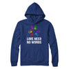 Autistic Sign Love Needs No Word Autism Awareness T-Shirt & Hoodie | Teecentury.com