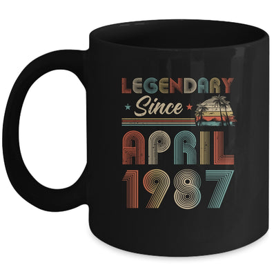 35th Birthday 35 Years Old Legendary Since April 1987 Mug Coffee Mug | Teecentury.com