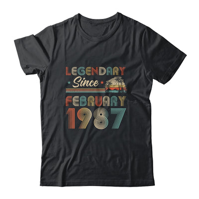 35th Birthday 35 Years Old Legendary Since February 1987 T-Shirt & Hoodie | Teecentury.com