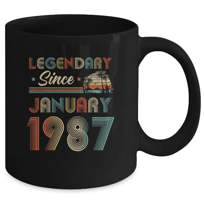 35th Birthday 35 Years Old Legendary Since January 1987 Mug Coffee Mug | Teecentury.com