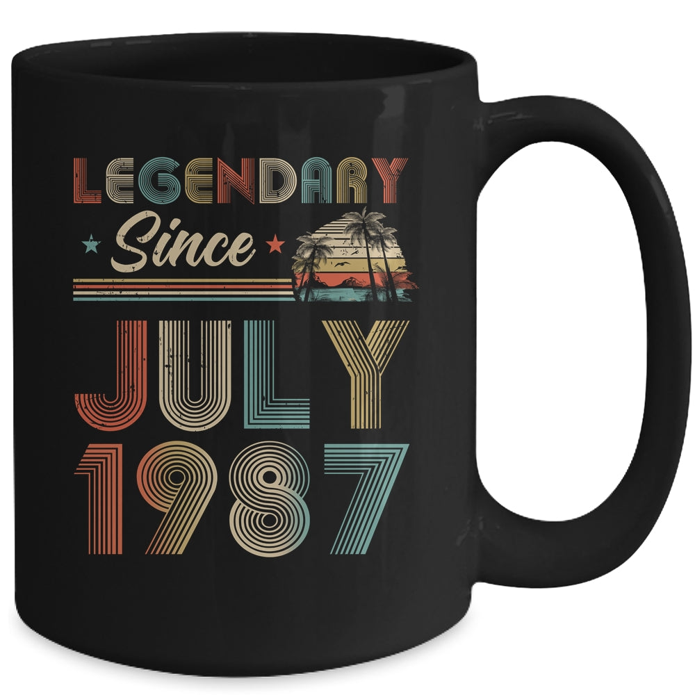 35th Birthday 35 Years Old Legendary Since July 1987 Mug Coffee Mug | Teecentury.com