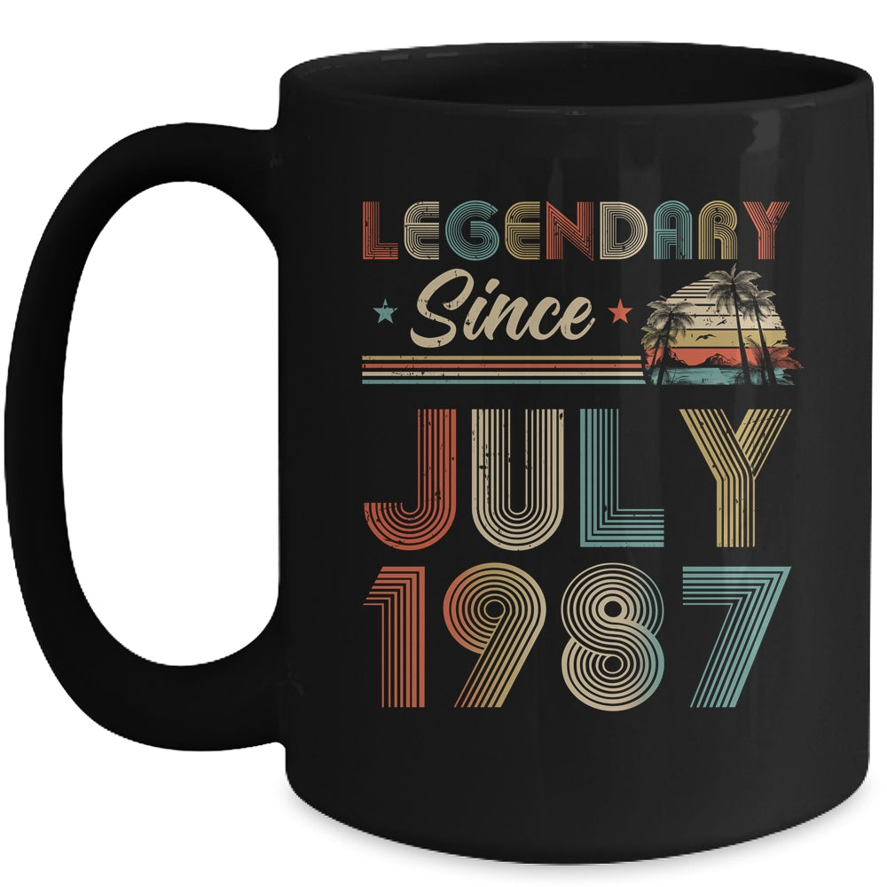 35th Birthday 35 Years Old Legendary Since July 1987 Mug Coffee Mug | Teecentury.com