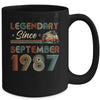 35th Birthday 35 Years Old Legendary Since September 1987 Mug Coffee Mug | Teecentury.com