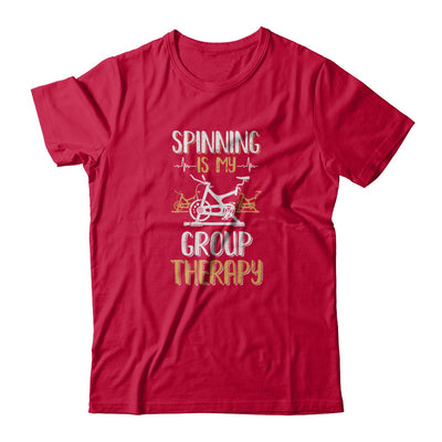 Fitness Gym Mom Spinning Is My Group Therapy T-Shirt & Tank Top | Teecentury.com