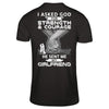 I Asked God For Strength And Courage He Sent Me My Girlfriend T-Shirt & Hoodie | Teecentury.com