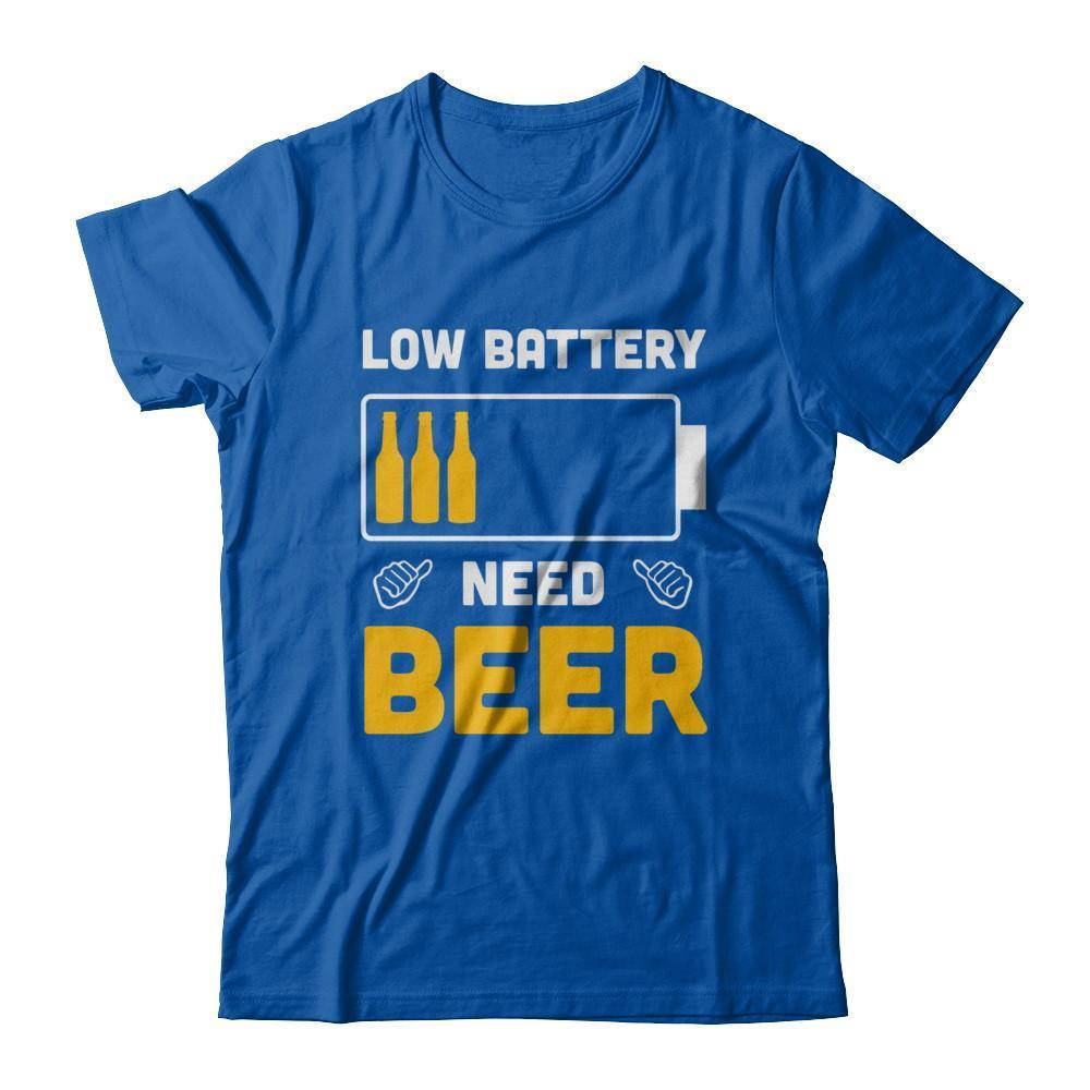 Low Battery Need Beer T-Shirt & Hoodie | Teecentury.com