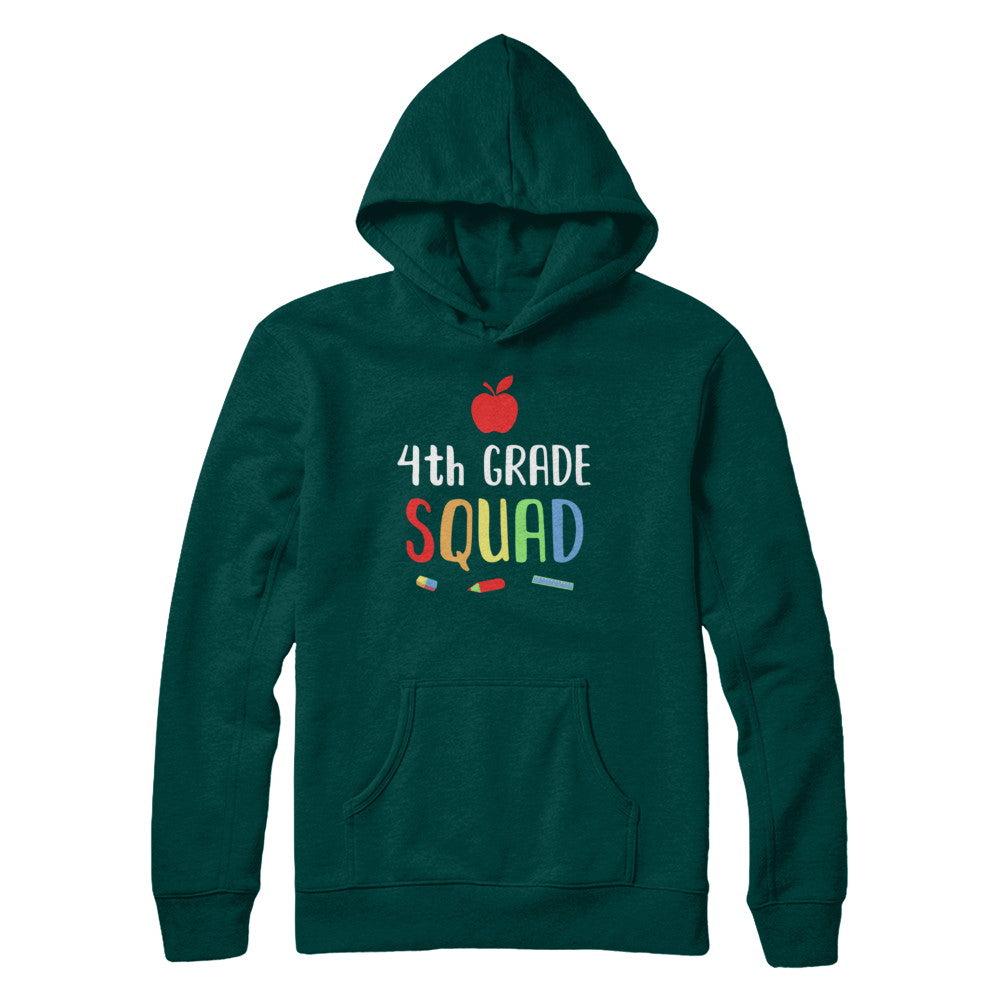 4th Grade Squad Back To School Teacher Fourth Grade T-Shirt & Hoodie | Teecentury.com
