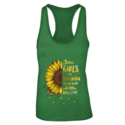 June Girls Are Sunshine Mixed With A Little Hurricane T-Shirt & Tank Top | Teecentury.com