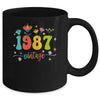 36 Years Old Vintage 1987 36th Birthday Tee Wildflower Mug | teecentury