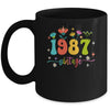 36 Years Old Vintage 1987 36th Birthday Tee Wildflower Mug | teecentury