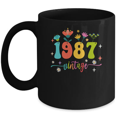 36 Years Old Vintage 1987 36th Birthday Tee Wildflower Mug | teecentury