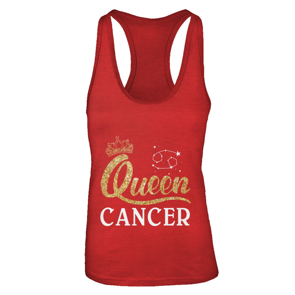 Queen Cancer Zodiac June July Birthday Gift T-Shirt & Tank Top | Teecentury.com