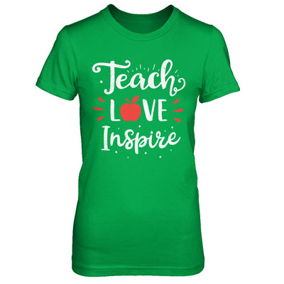 Teach Love Inspire Teacher Gifts T-Shirt & Hoodie | Teecentury.com