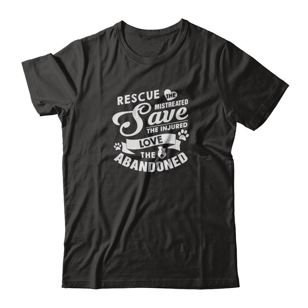 Rescue Save Love Animal Dog Lover Cat Lover Veterinarian T-Shirt & Tank Top | Teecentury.com