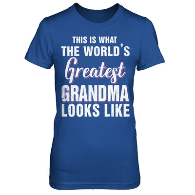 What World's Greatest Grandma Looks Like Mothers Day T-Shirt & Hoodie | Teecentury.com