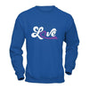 Love Purple Awareness Ribbon T-Shirt & Hoodie | Teecentury.com