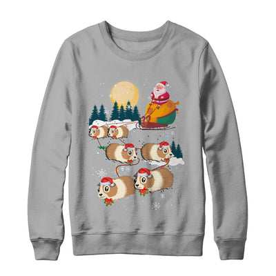 Funny Christmas Guinea Pig Reindeer Lover Santa Gift T-Shirt & Sweatshirt | Teecentury.com