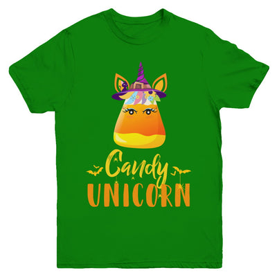 Candy Corn Unicorn Halloween Unicorn For Girls Youth Youth Shirt | Teecentury.com