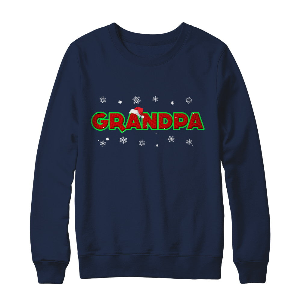 Grandpa Christmas Santa Ugly Sweater Gift T-Shirt & Sweatshirt | Teecentury.com
