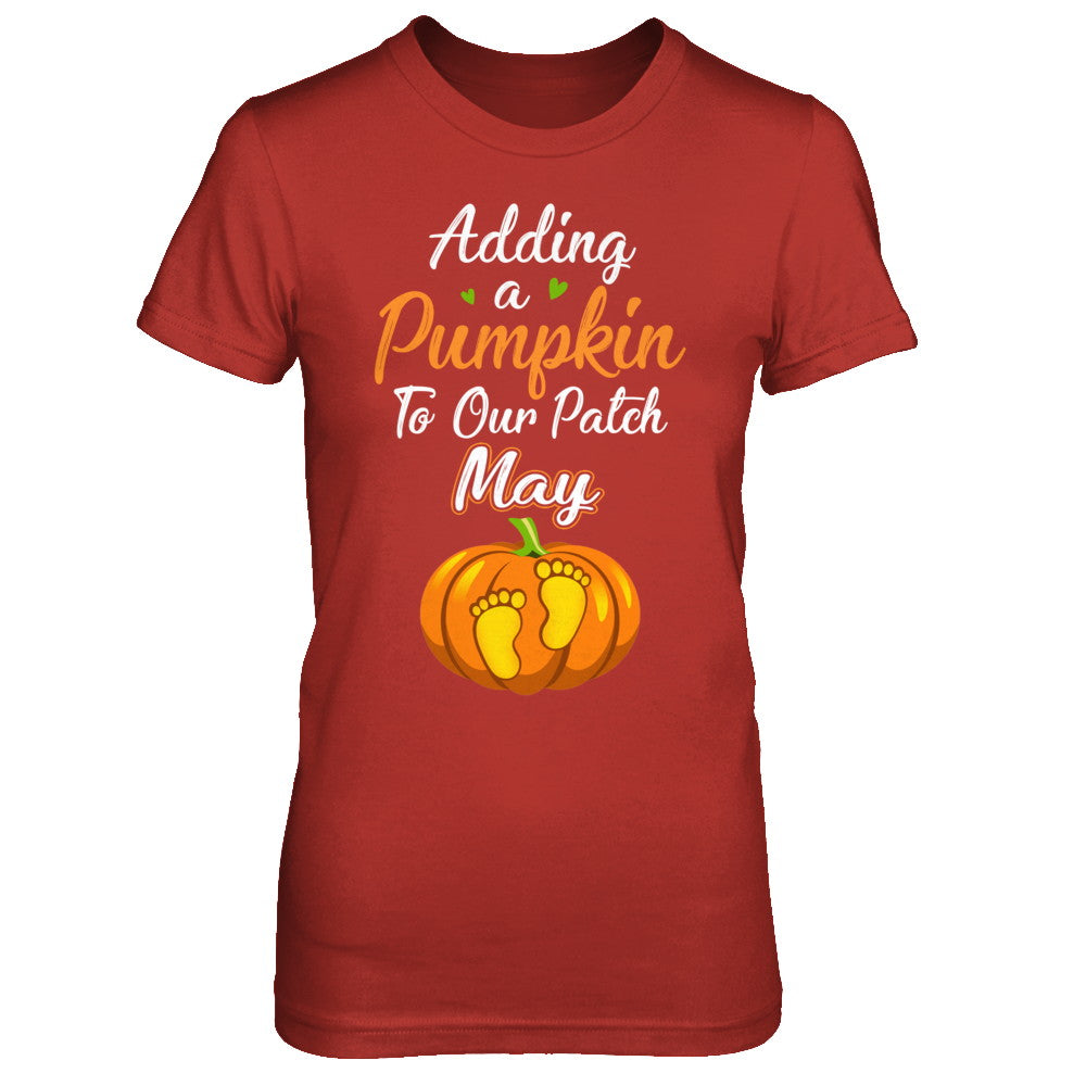 Halloween Pumpkin Pregnancy Mom Due Date In May 2022 T-Shirt & Hoodie | Teecentury.com