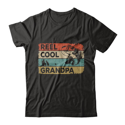 Vintage Reel Cool Grandpa Fish Fishing Fathers Day T-Shirt & Hoodie | Teecentury.com