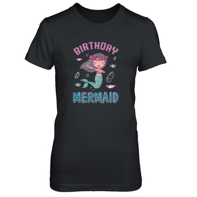 Birthday Mermaid Party Dabbing T-Shirt & Tank Top | Teecentury.com