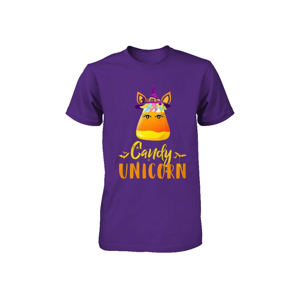 Candy Corn Unicorn Halloween Unicorn For Girls Youth Youth Shirt | Teecentury.com