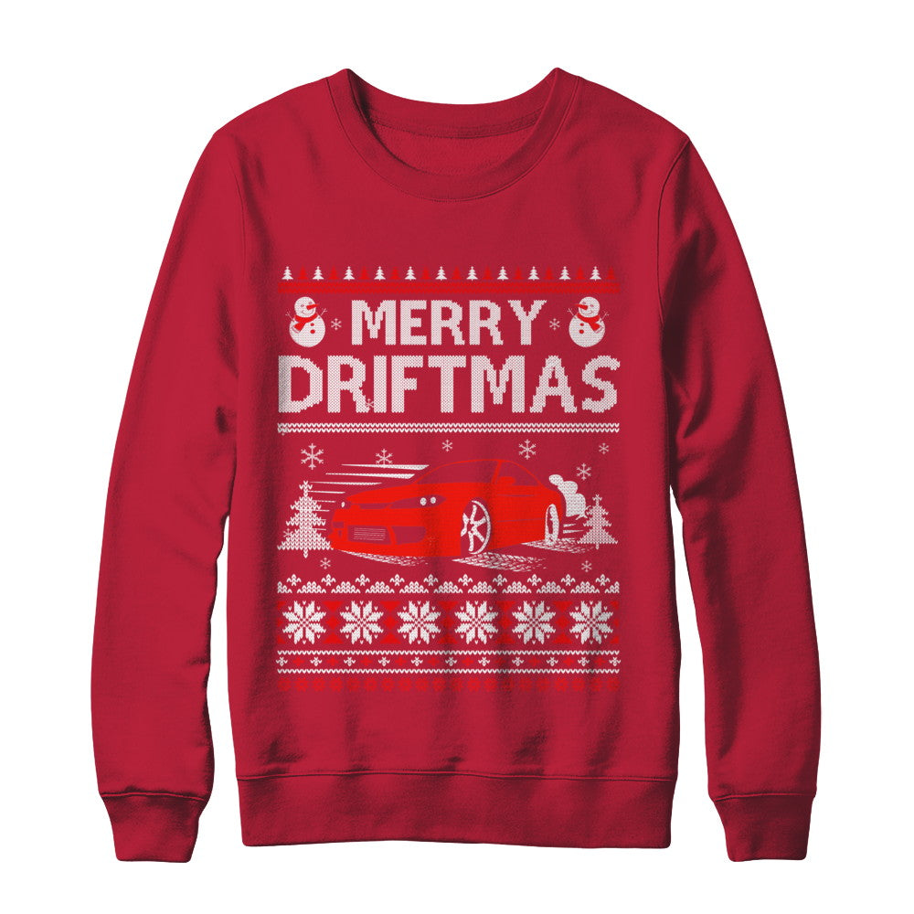 Merry Drifting Car Enthusiasts Sweater T-Shirt & Sweatshirt | Teecentury.com