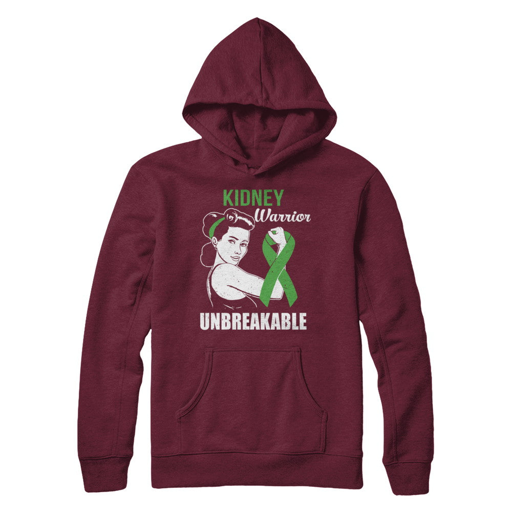 Kidney Disease Warrior Unbreakable Kidney Disease Awareness T-Shirt & Hoodie | Teecentury.com