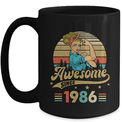 37 Year Old Awesome Since 1986 37th Birthday Women Mug | teecentury