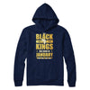 Black Kings Are Born In January Birthday T-Shirt & Hoodie | Teecentury.com