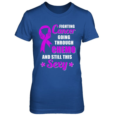 Fighting Cancer Chemo And Still This Sexy Purple Awareness T-Shirt & Hoodie | Teecentury.com