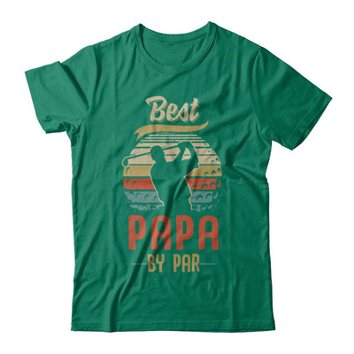 Vintage Best Papa By Par Fathers Day Funny Golf Gift T-Shirt & Hoodie | Teecentury.com