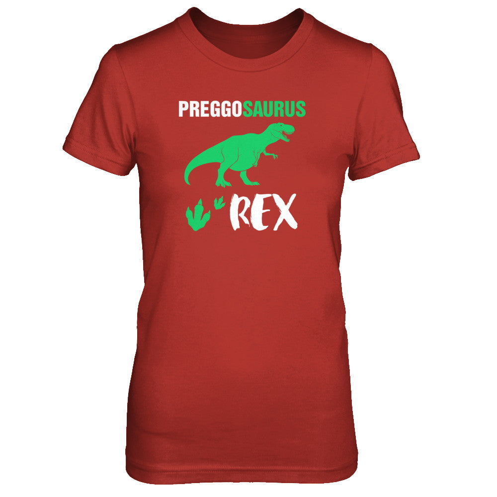 Preggosaurus Rex Pregnancy Mom Dinosaur Gift T-Shirt & Tank Top | Teecentury.com