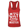 Funny Crazy Cat Lady Masters Degree Gradute Gift T-Shirt & Tank Top | Teecentury.com